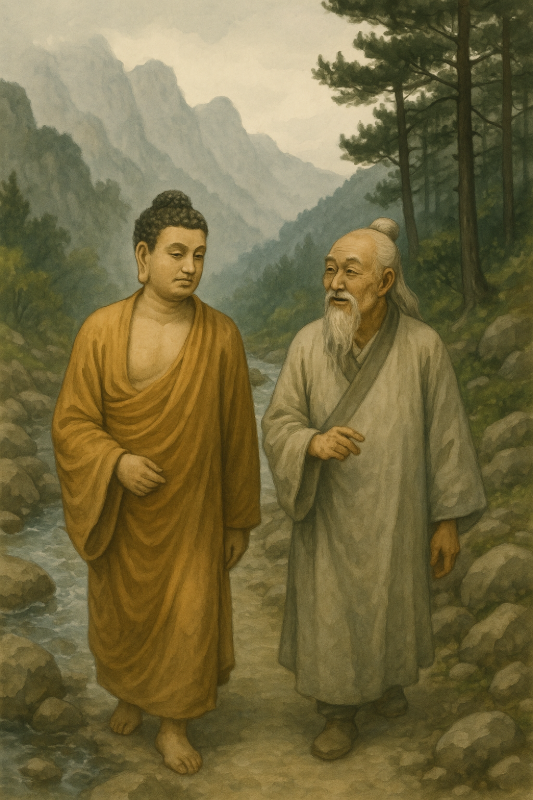Buddha and Lao Tze